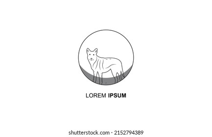 Creative Fox Head Logo Symbol Vector Design Illustration