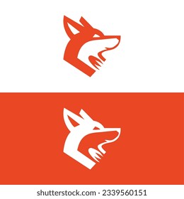 Creative Fox Head Logo Symbol Vector Design Illustration,Fox Clip art, can be used as icon,,unique fox logo, fox illustration, vector,