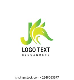 Creative Fox Letter Template Vector Illustrations