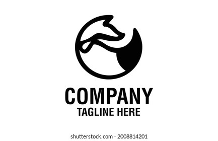 Ilustración de diseño con logotipo de Fox creativa
