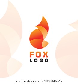Creative Fox Logo Symbol Design Illustration, fox icon.