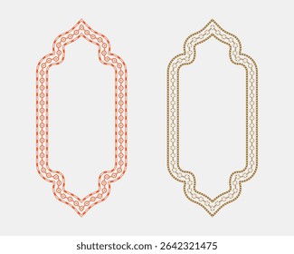 Creative frame and flower border art with text box combinations for presentation templates