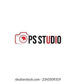 Creative frame photography logo design