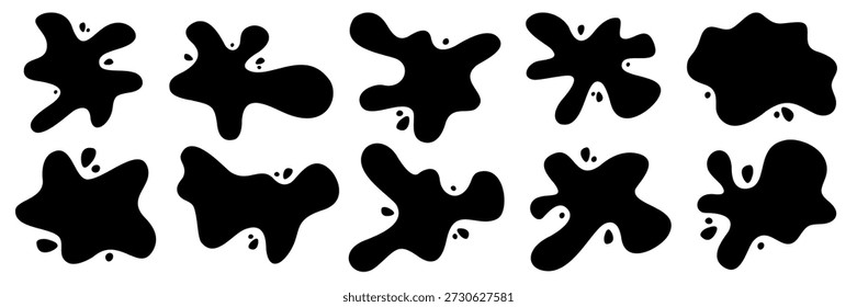 Creative frame of splash milk and water drops, playful puddle paint splat shape, splash edges with milk flow, water shine and soft puddle vibe.