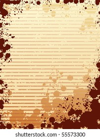 Creative frames with splash shapes and empty space for text