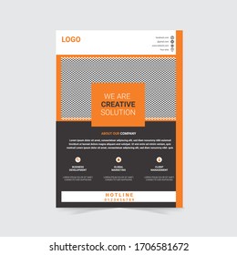 creative fresh and beautiful  flyer brochure leaflet with vector file