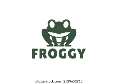 Creative Frog logo design vector illustration