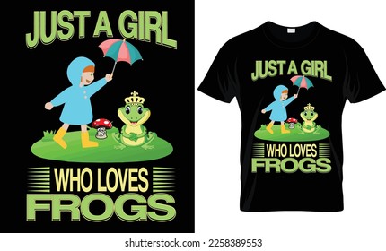 Creative Frog T - Shirt Design