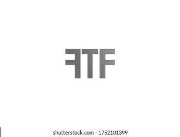 Creative FTF Vector logo identity