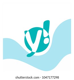 Creative Fun Exclamation Logo. y Letter Logo Design Template
