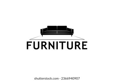 Creative Furniture logo design vector.
