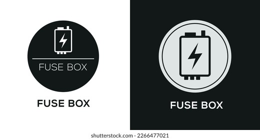 Creative (Fuse Box) Icon, Vector sign. svg