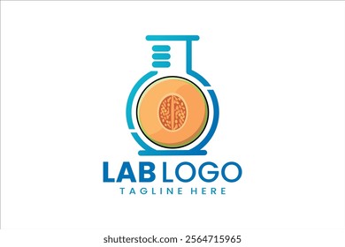 Creative fusion of lab and melon, perfect for fresh, innovative branding and marketing