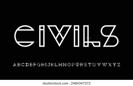 Creative Future font creative modern alphabet fonts.