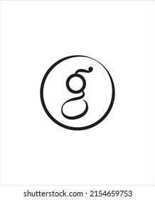Letra G creativa plantilla de logotipo vectorial moderno