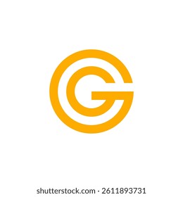 Creative G Logo with Double Line Style