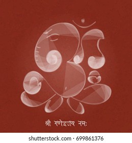 Creative Ganesha for Happy Ganesha Chaturthi Design