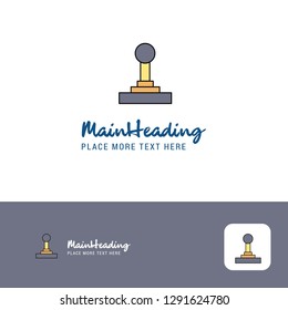 Creative Gear box Logo Design. Flat color Logo place for Tagline. Vector Illustration