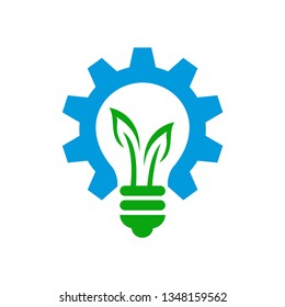 Creative Gear, Bulb and Leaf Vector Logo Icon Template for Environment, Energy, Research, and Innovation Bussiness Industry 

Company