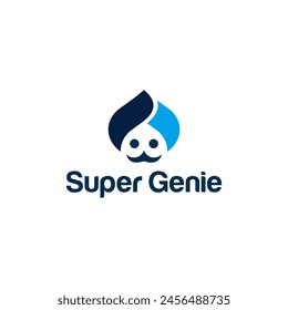 creative genie modern logo. elegant, clear, minimalist and sophisticated	