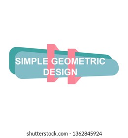 Creative geometric abstract design decorated background.
