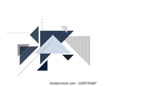 Creative geometric background. Abstract geometric triangles background. Simple geometric background. Template for poster, backdrop, book cover, brochure, and vector illustration.
