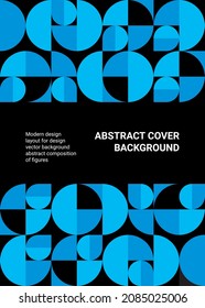 Creative geometric background, modern abstract graphics, vector