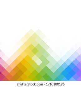 Creative geometric background in origami style with gradient. color squares