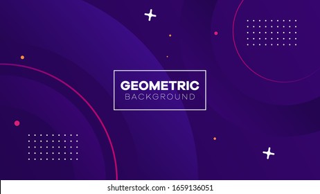 Creative geometric background. Trendy gradient shapes composition. Vector Eps10