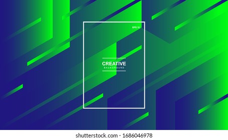 Creative geometric background. Trendy gradient shapes composition. Eps10 vector.