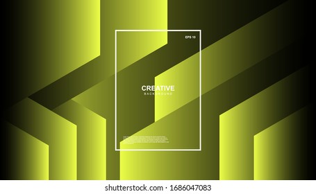 Creative geometric background. Trendy gradient shapes composition. Eps10 vector.