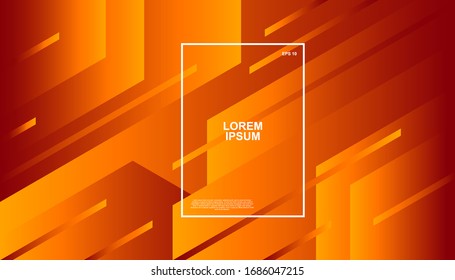 Creative geometric background. Trendy gradient shapes composition. Eps10 vector.