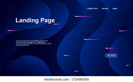 Creative geometric background. Trendy gradient shapes composition. Eps10 vector.