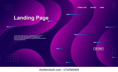 Creative geometric background. Trendy gradient shapes composition. Eps10 vector.