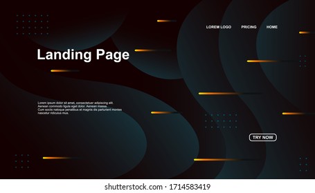 Creative geometric background. Trendy gradient shapes composition. Eps10 vector.