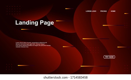Creative geometric background. Trendy gradient shapes composition. Eps10 vector.