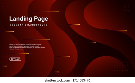 Creative geometric background. Trendy gradient shapes composition. Eps10 vector.