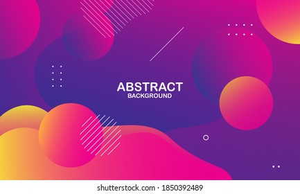 Creative geometric background. Trendy gradient shapes composition. Eps10 vector