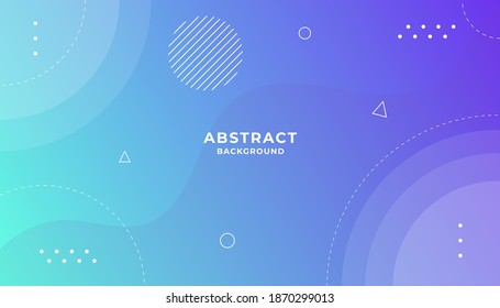 Creative geometric background. Trendy gradient shapes composition full color . Eps10 vector