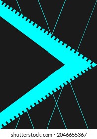 Creative geometric colorful background Art House