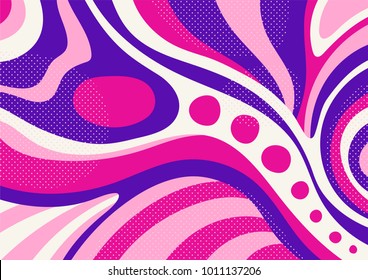 Creative geometric colorful background with patterns. Collage. Design for prints, posters, cards, etc. Vector.