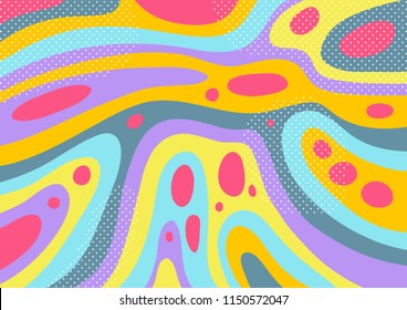 Creative geometric colorful background with patterns. Collage. Design for prints, posters, cards, etc. Vector.