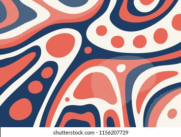 Fondo de colores geométricos creativos con patrones. Collage. Diseño para impresiones, carteles, tarjetas, etc. Vector.