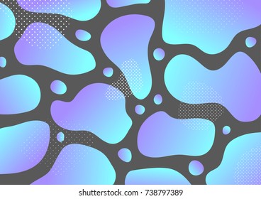 Creative geometric colorful background with patterns. Collage. Design for prints, posters, cards, etc. Vector.