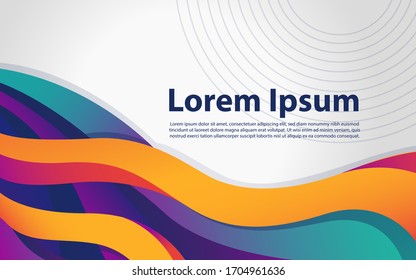 Creative geometric colorful bright background .