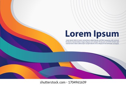 Creative geometric colorful bright background .