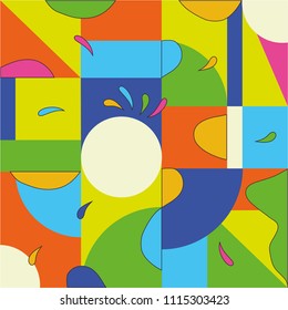 Creative geometric cover design. Vector. EPS 10.