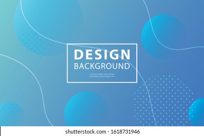 Creative geometric design background with trendy gradient shapes composition