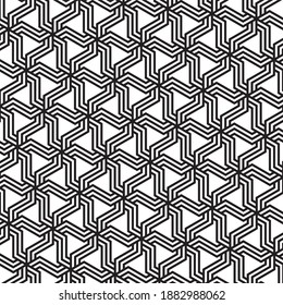 Creative geometric design, graphic repeating pattern for printing on textiles, layout for clothing design, packaging, layout in vector