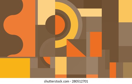 Creative geometric design. Vector illustration.